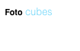 Foto cubes